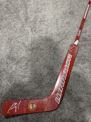 CAM WARD Chicago Blackhawks Autographed SIGNED Goalie Stick w/ COA