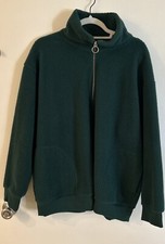 Women's Plus Quarter-Zip Fleece w/ Pockets- AVA  VIV Size X - Dark Green - NWT