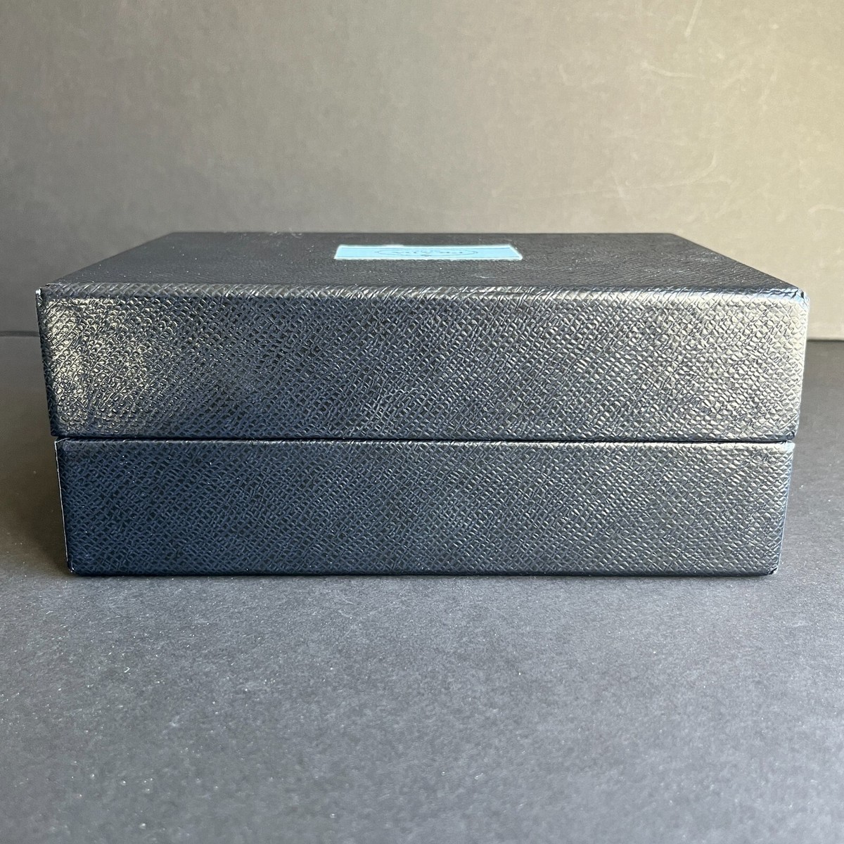 Prada Milano EMPTY Navy Blue Storage Gift Box 7.5”x5”x3” | eBay