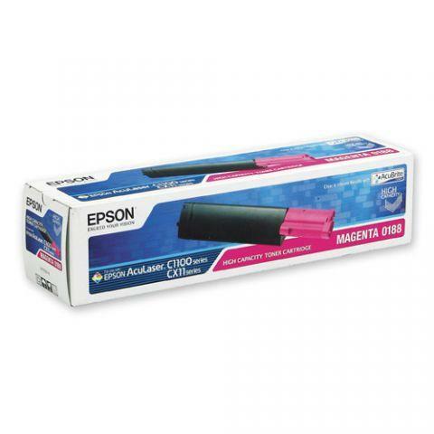 Genuine Epson S050188 High Cap Toner Magenta AcuLaser C1100/CX11 C13S050188 A-