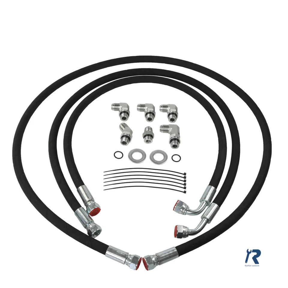 NUEVO Kit de líneas/mangueras de enfriador de transmisión apto para Chevy/GMC 6,6 L 2006-2010 Foto 4 de 4