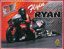 2018 Ryan Oehler Bk Cylinder Heads Nhra Pro Stock Motorcycle Handoutpostcard