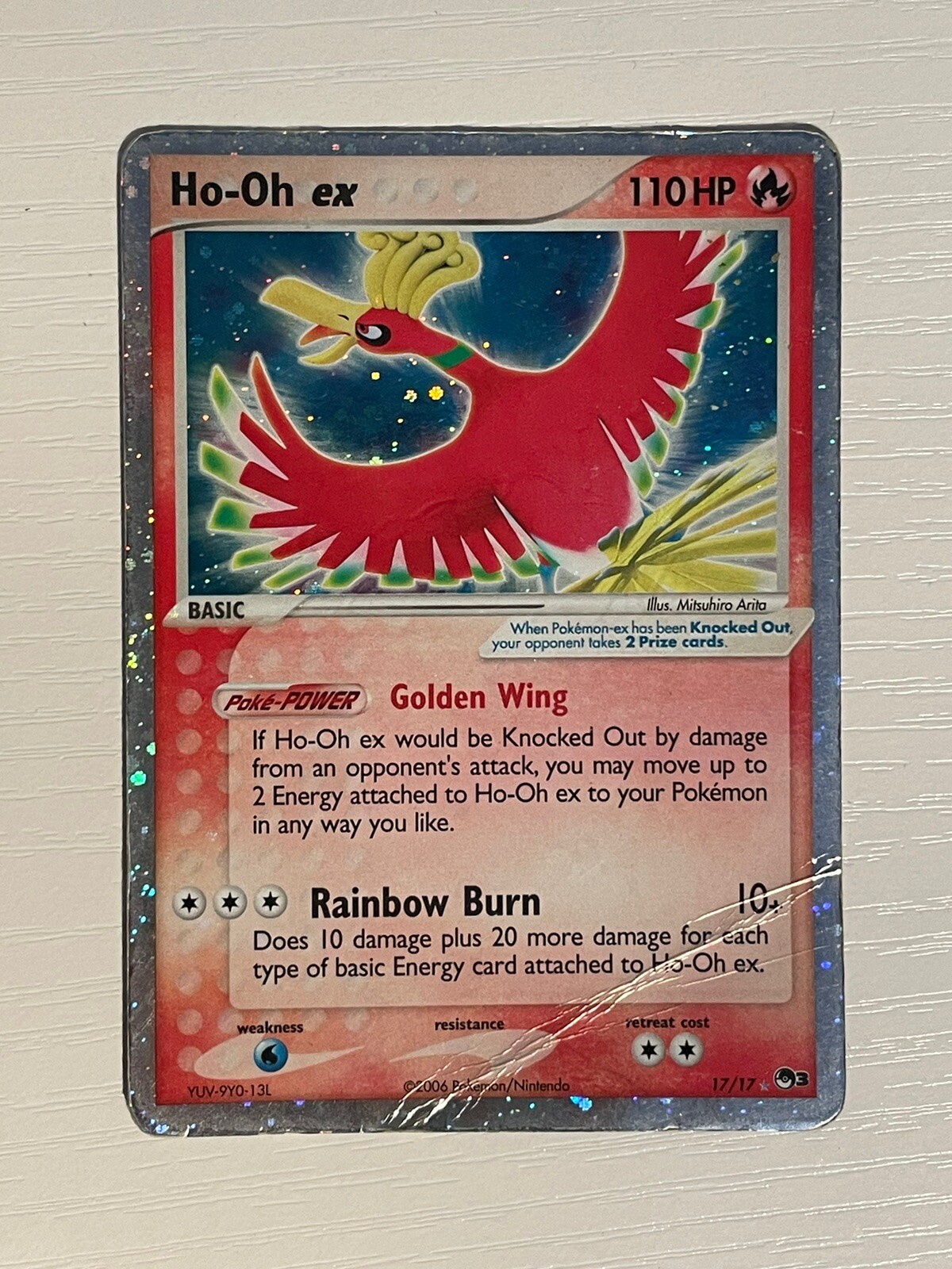 Pokemon TCG - Ho-oh ex 17/17 Holo - Pop Series 3 - MP