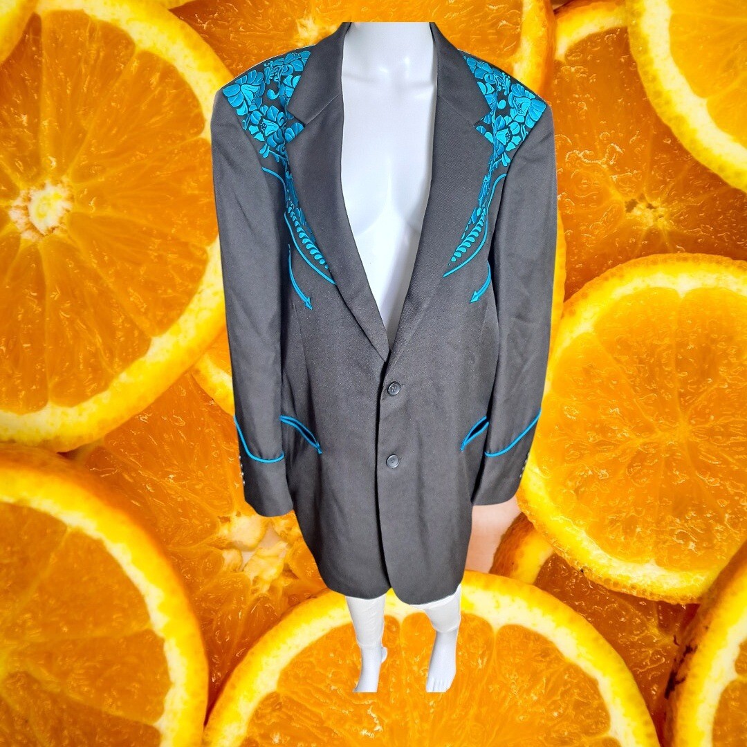 Scully ウエスタンジャケット　テーラード Scully Men's Retro Western Jacket - P-656BLK 40 REG US Black