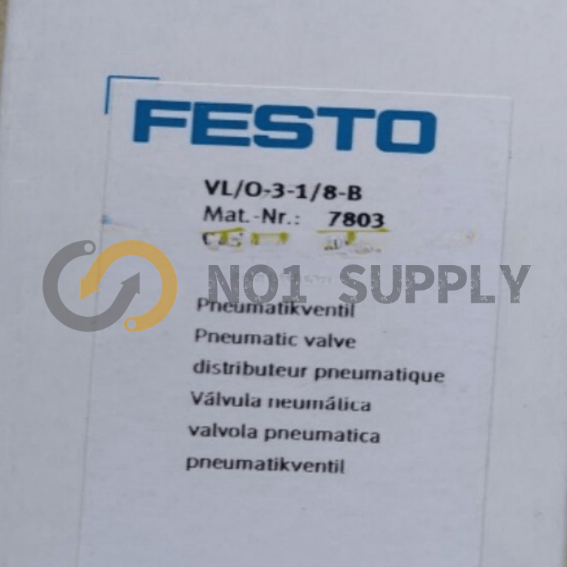 Distributeur Pneumatique Festo VL-5-1/8-B Neuf - Parfait Pour L'atelier Ou La Réparation