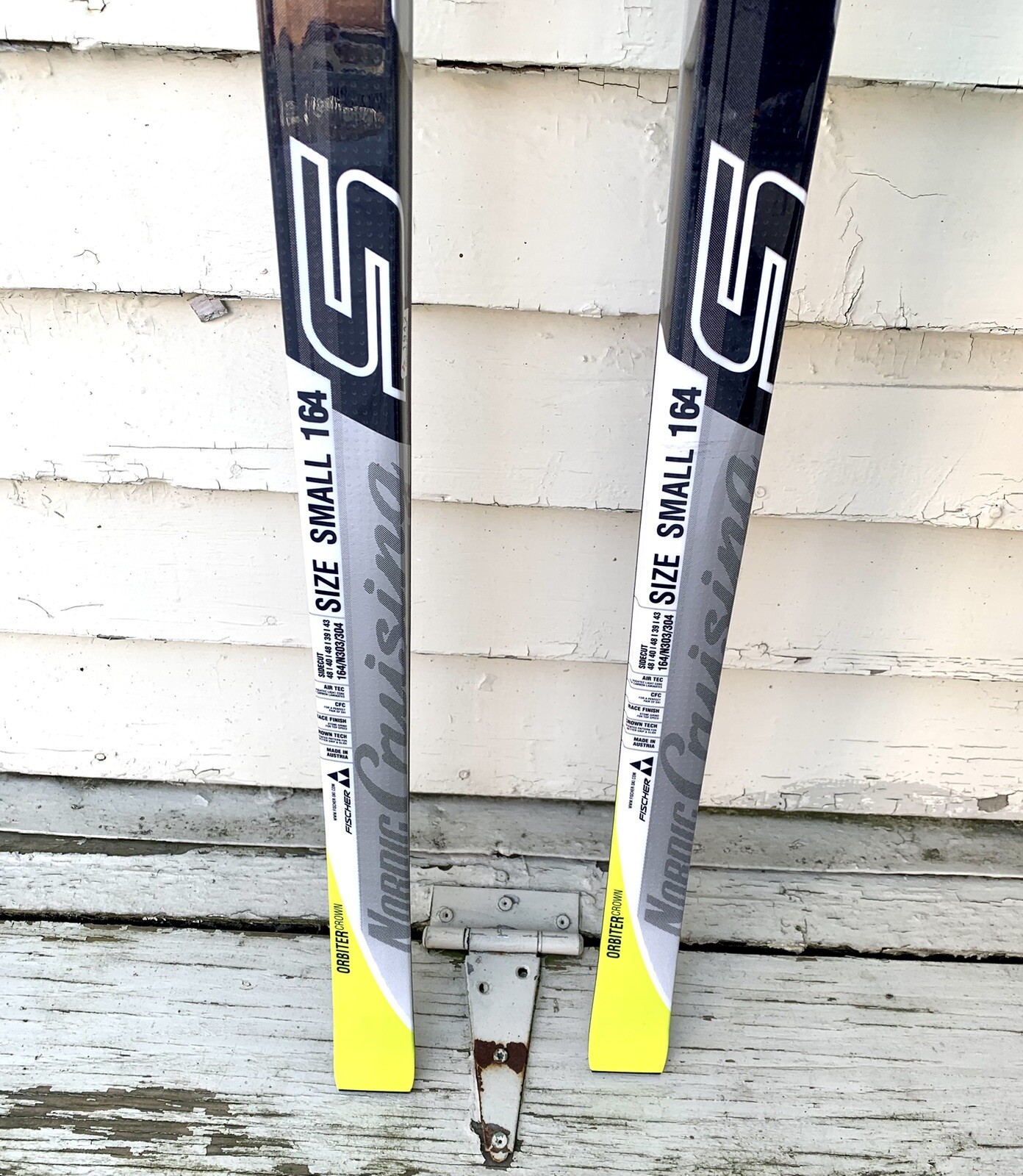 FISCHER ORBITER Crown 164cm Waxless Nordic XC Skis Cross Country Fishscale NOS eBay