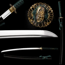 Japanese Samurai Katana Sword 9260 Spring Steel Blade Battle Ready Full Tang