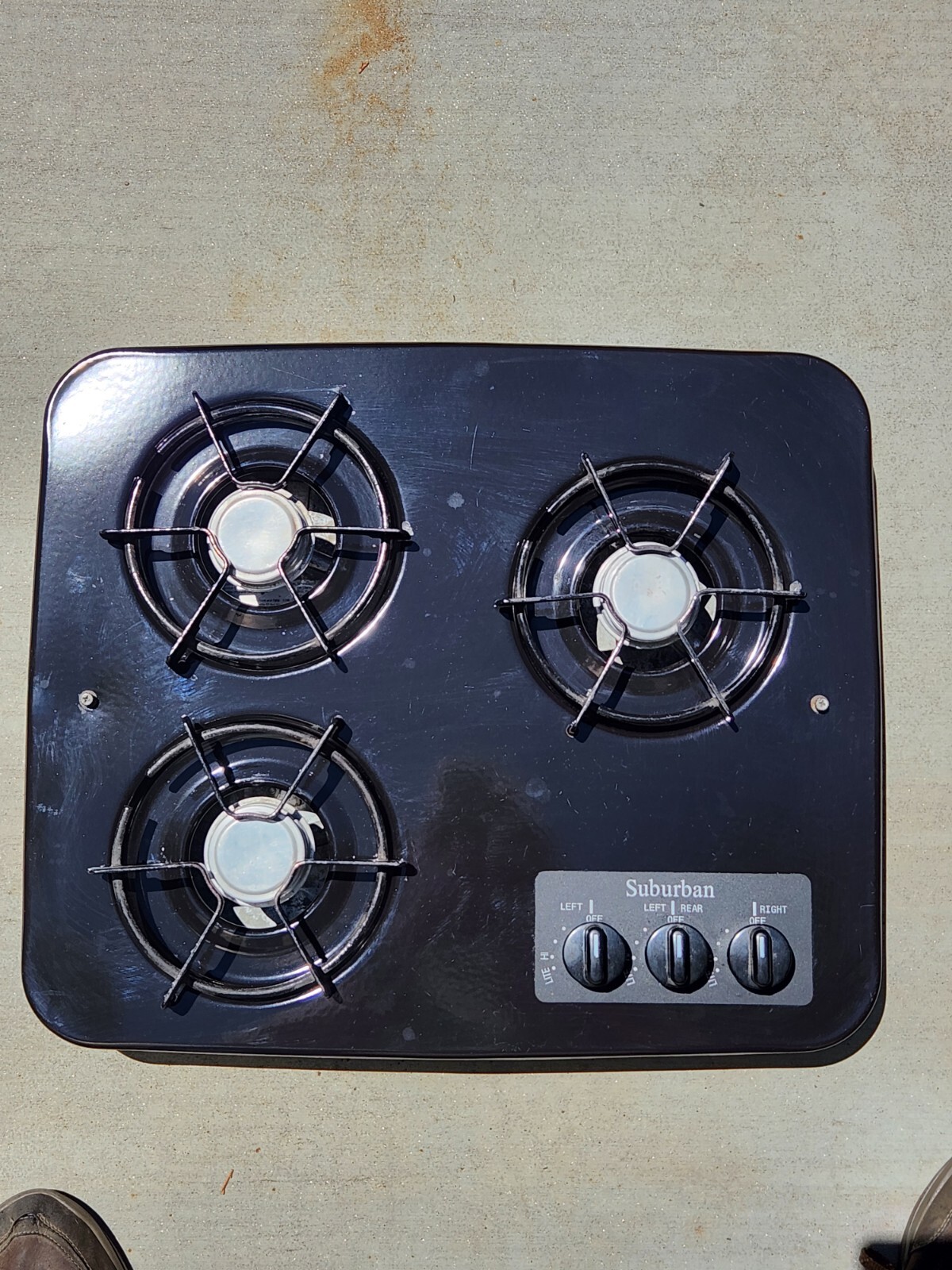 RV 3 Burner Stove Top Propane eBay