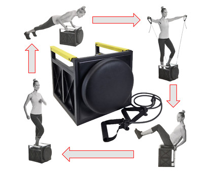 STEPPER Multifunktion Fitness Cube Computer Fitnessgerät Workout Ausdauersport