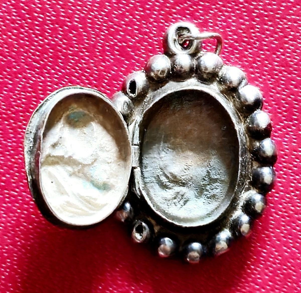 Pendentif Reliquaire En Argent Fin 19e / Début 20e Siècle - Poinçon Tête De Sanglier, Occasion