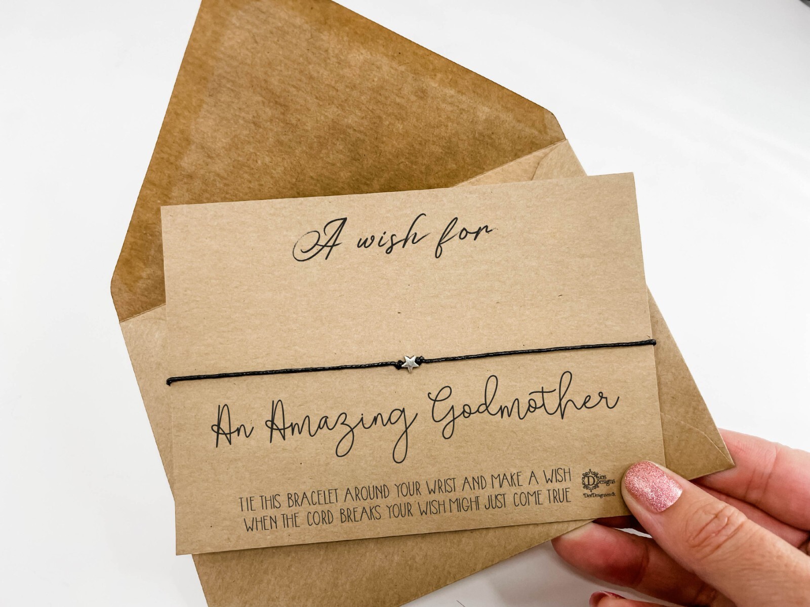 Patin Wunscharmband ideal Taufe oder Geburtstagsgeschenk vom Patenkind