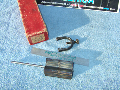 STARRETT V-BLOCKS 271c 1 CLAMP #0156 USA MADE MACHINIST TOOLMAKER MILL HARDENED 