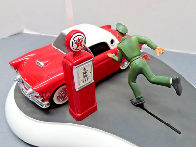 Franklin Mint Texaco Service With A Smile Metal Mechanical Bank Franklin Mint Texaco Service With A Smile Metal Mechanical Bank