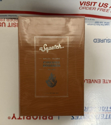 Dr. Squatch Fireside Bourbon Natural Cologne For Men (50ml) Valentine's Day BNIB