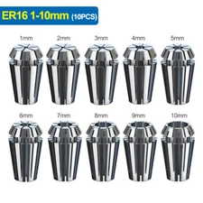 XCAN 10pc ER16 Spring Collet Set For CNC Milling Lathe Engraving Machine 1-10mm