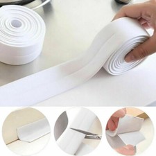 2x Bath Sealing Strip Self-Adhesive Caulk Strip Tape Toilet Wall Sealing Trim UK