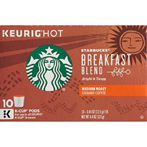 starbucks breakfast blend k cups
