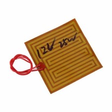 12V 25W PI Polyimide Flexible Adhesive Heater 100x100mm Polyimide Heating Film