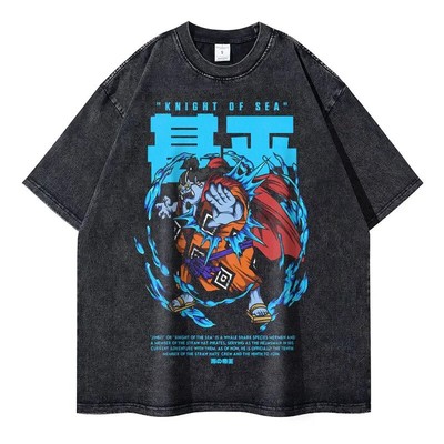 One Piece T-Shirt Oversized l Jinbei Anime Manga Shirt Fischmensch Samurai Fan