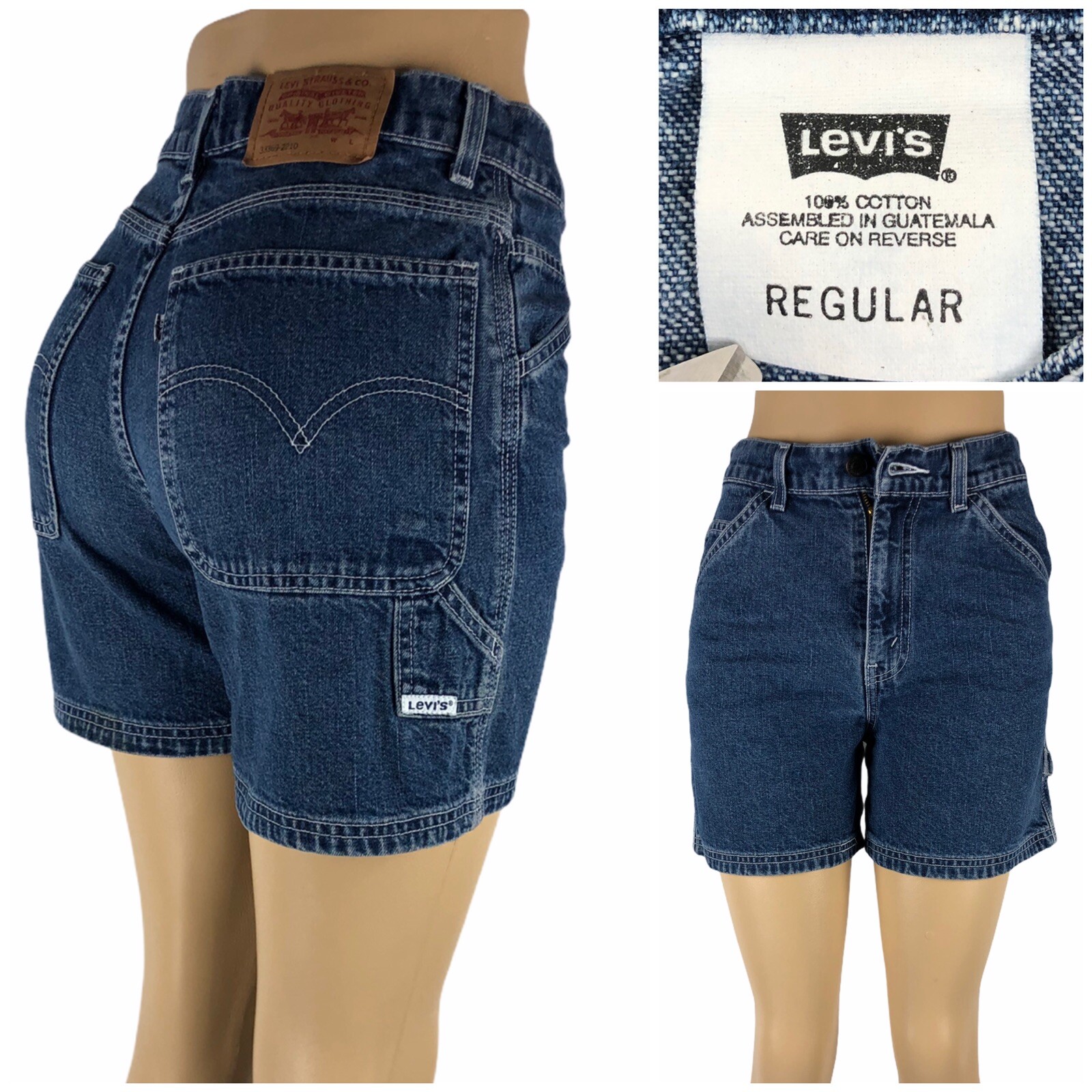 Levis Womens 26 Denim Shorts Vintage 90s 100 Cotton … Gem