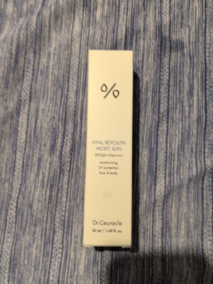 Dr. Ceuracle Hyal Reyouth Moist Sun SPF50+ 1.69 oz 50 ml NIB Expires 10/2025