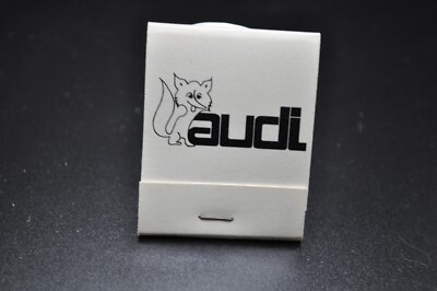 Vintage Matchbook Audi / Valley Highway at Evans Avenue Denver Colorado