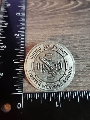 United States Navy FIGHTER WEAPONS SCHOOL Lapel Pin Silver Tone Xj | eBay