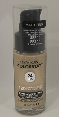 Revlon ColorStay Make up Combi-oily Skin 30ml mit Pumpe - 220 Natural Beige