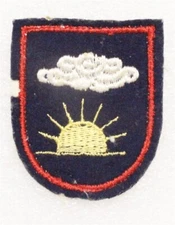 Belgian Air Force Metro Service - 1950's on felt