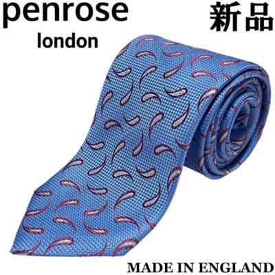 ペンローズ　Penrose ENGLAND 製　シルク100% ネクタイ　美品 s-l400.jpg
