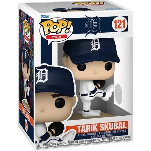 Funko POP! Tarik Skubal MLB Detroit Tigers Figure 121 + Protector