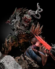 Doomsday Superman | Garage Kit DIY Figure Statue PAINTED 3D Model