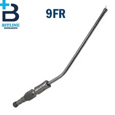 Frazier Suction Tube Atraumatic Tip 9FR Surgical ENT Instruments
