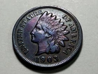 TONED 1903 INDIAN HEAD PENNY U.S. COIN - SHIPS FREE W/ USPS TRACK & INSUR