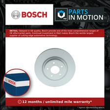 2x Brake Discs Pair Vented fits INFINITI Q50 2.2D Front 13 to 18 OM651LA 320mm