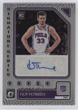 2023 Panini Donruss Optic Signature Series Holo Prizm Filip Petrusev Auto 1kt4