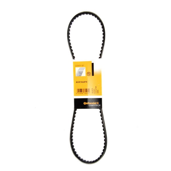 10X975 Fan Drive Belt V Ribbed 10mm Wide 975mm Long Accessory By Contitech