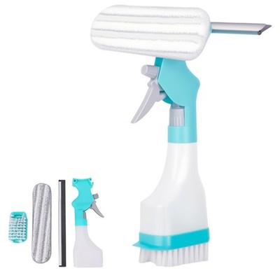 New 4 in 1 Multifunction Window Cleaner Tool, Window Squeegee Cleaner Tool Kit