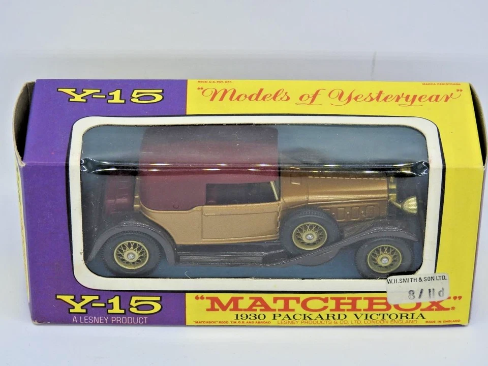LESNEY MATCHBOX 1969 BOXED MODELS OF YESTERYEAR 1930 PACKARD VICTORIA Y15-2 MINT - Image 2 of 4