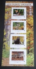 ANIMAUX FORET BLOC COLLECTOR 4 TIMBRES AUTOADHESIFS FRANCE RENARD neuf** MNH