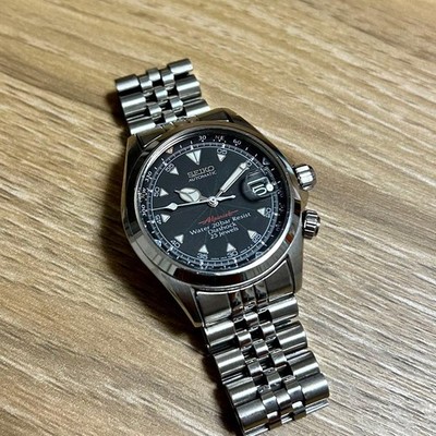 Seiko Alpinist SCVF005 4S15-6000 Automatic Diving Watch Black Dial