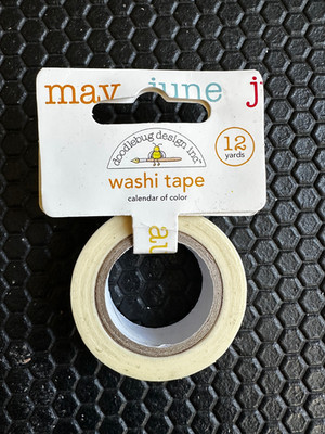 Doodlebug Designs Washi Tape Roll - Calendar of Color (Months) - New