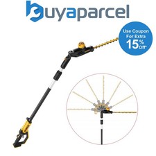 Dewalt DCMPH566N 18v XR Brushless Pole Hedge Trimmer 55cm Long Reach 3.35m Bare