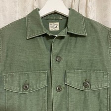 orSlow 2010s US Army Fatigue Shirt Green Size 1 Cotton Military JAPAN