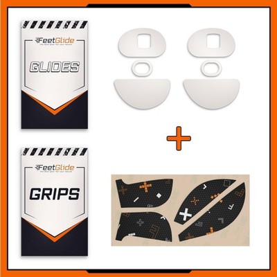 FeetGlide Mouse Feet & Grip Tape Bundle for Zowie EC1-DW