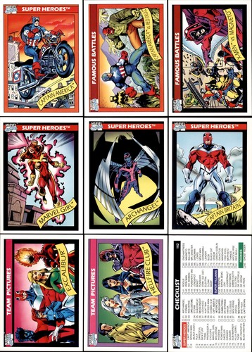 1990 Impel Marvel Comics Complete Your Set #1-162 You Pick! - Picture 1 of 20