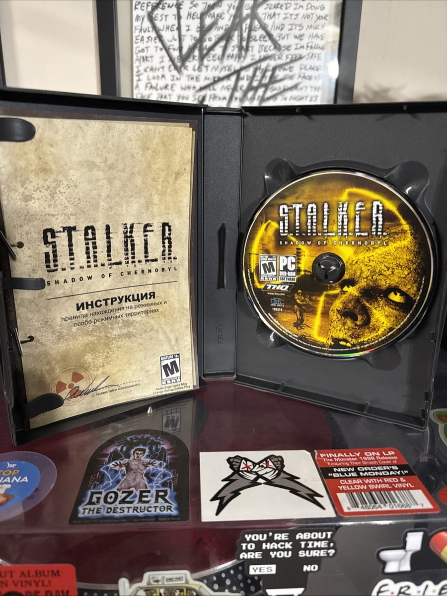 Stalker Shadow of Chernobyl (PC CD-ROM, 2006) Case Disc Windows | eBay