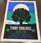 Rare! TOMMY EMMANUEL 2015 Fall Tour USA Signed 18”x24” Screen Print — photo 2