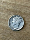 1938D Mercury Dime F+