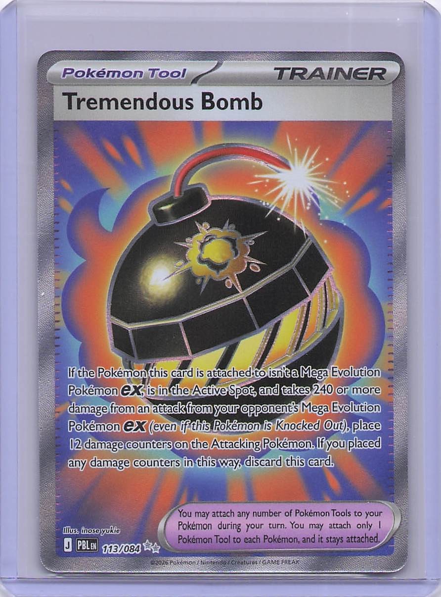 ME05: Pitch Black #113/084 Tremendous Bomb